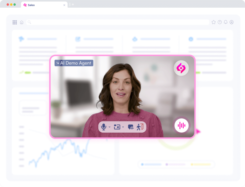 Saleo AI Demo Agent video over demo